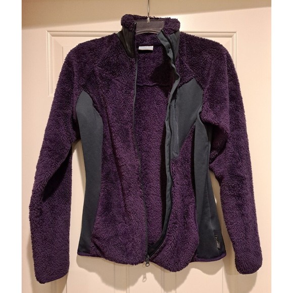 Columbia Sportswear Women's Full Zip Fleece Jacket w/ Side Panel Purple Sz Small - Picture 3 of 9